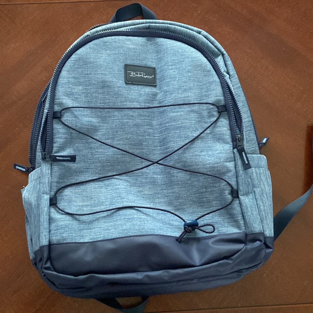 NWOT Denim Blue Backpack